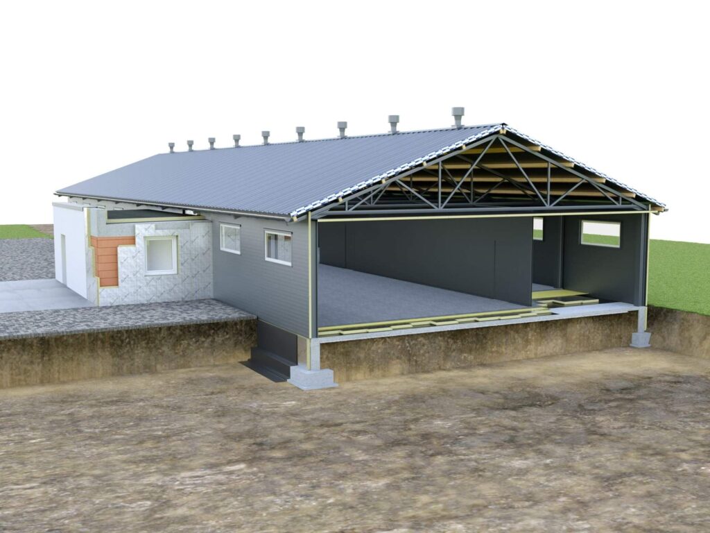 Сендвіч панелі покрівельні Сендвіч-панелі покрівельні