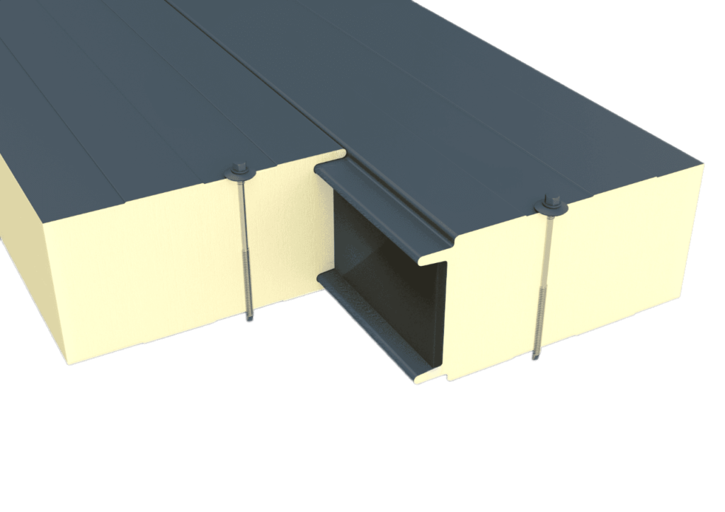 Сендвіч-панелі відкрите кріплення Сендвіч-панелі відкрите кріплення