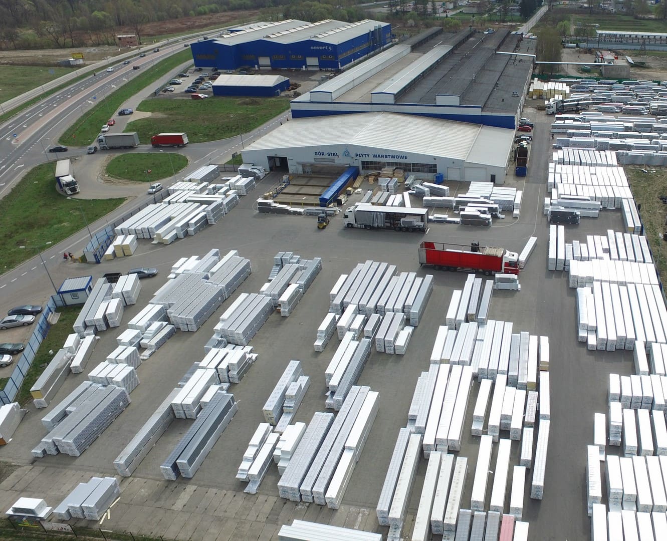 Сэндвич панели склад завода