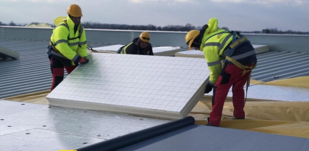 монтаж утеплителя