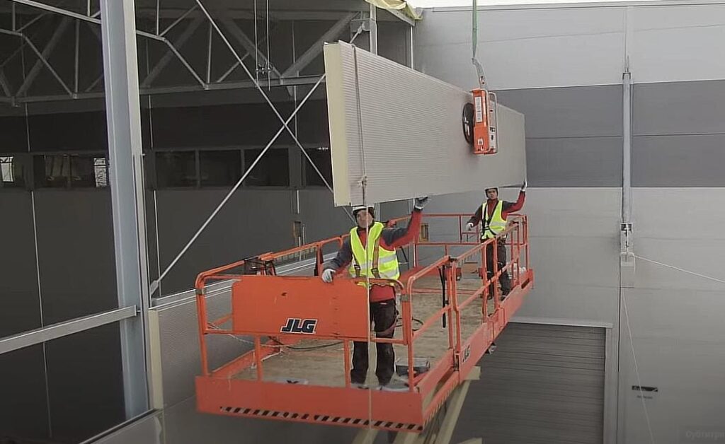 сендвіч панелі під'йом