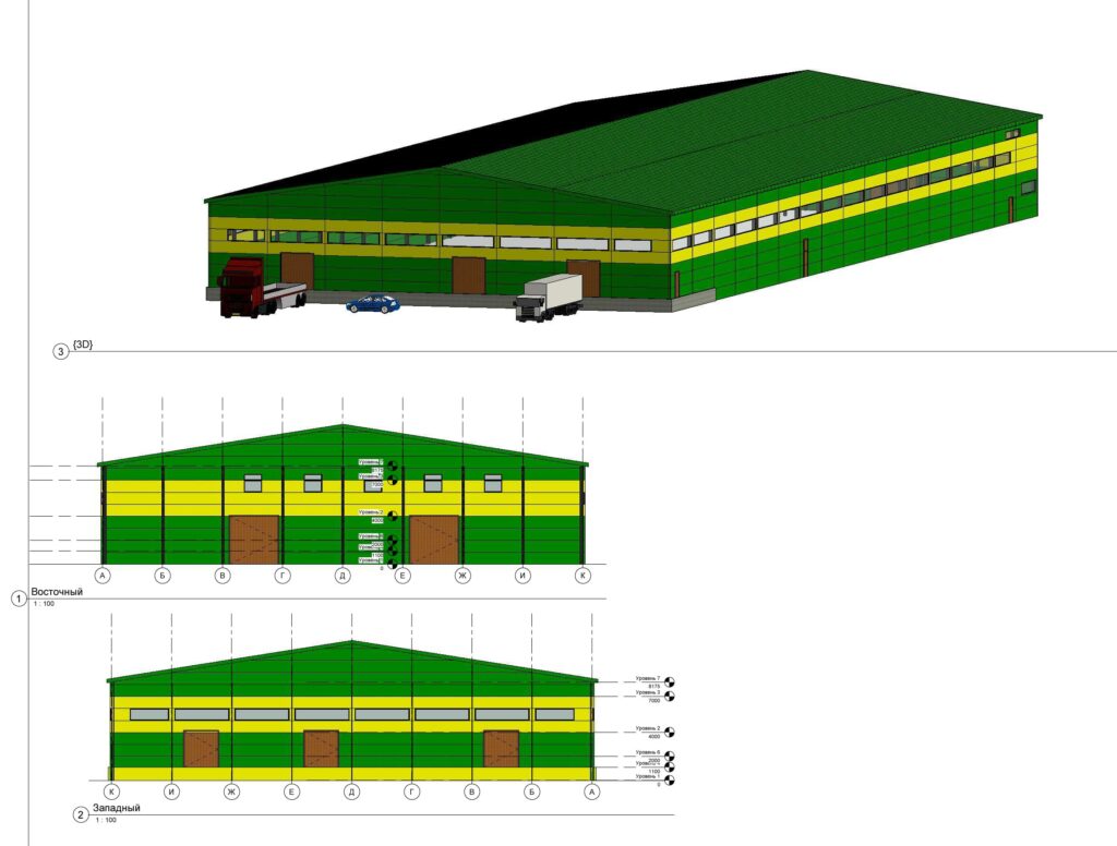 розкладка сендвіч панелей